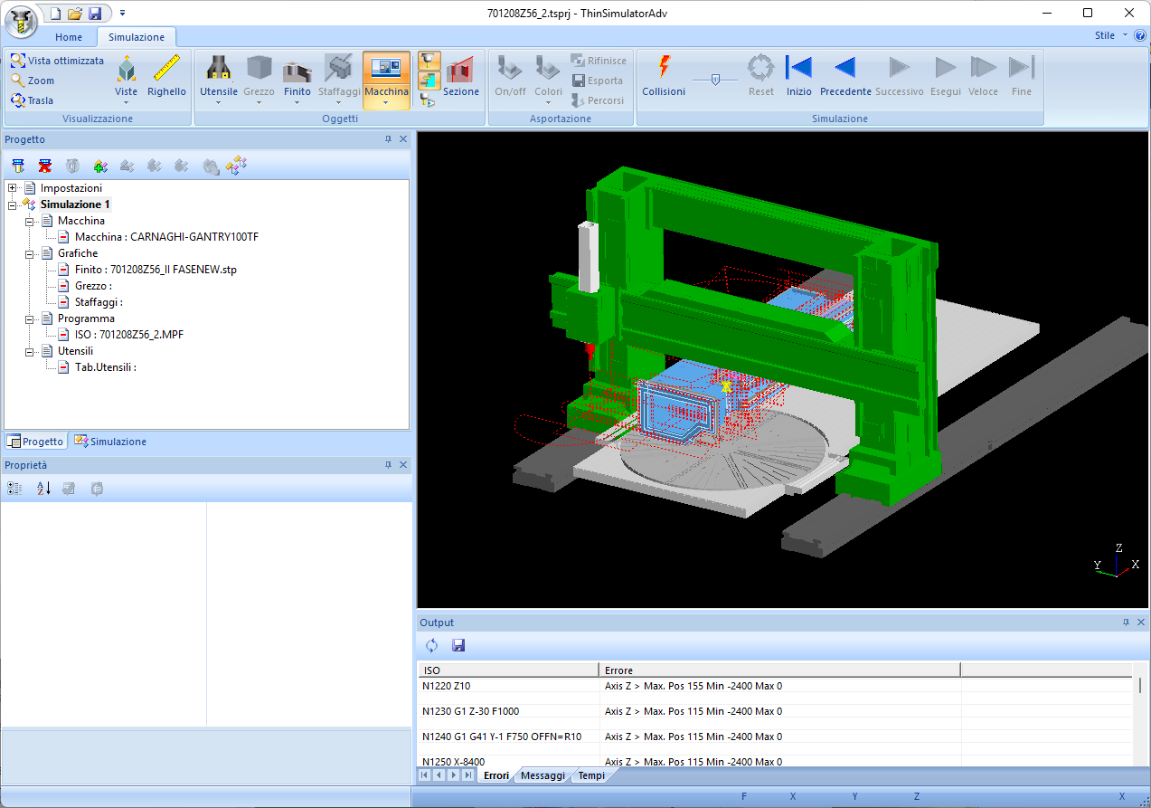 thinsimulator fresatura